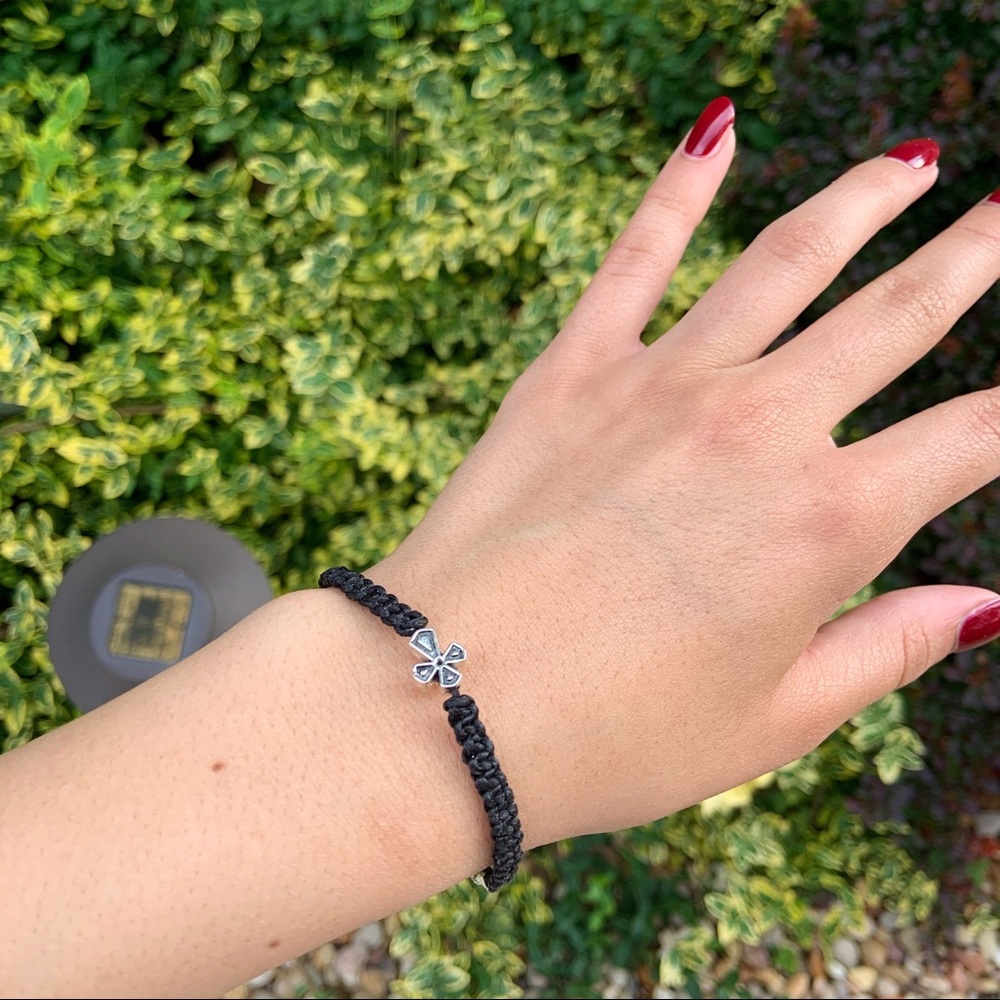 friendship bracelet cross gem bracelet